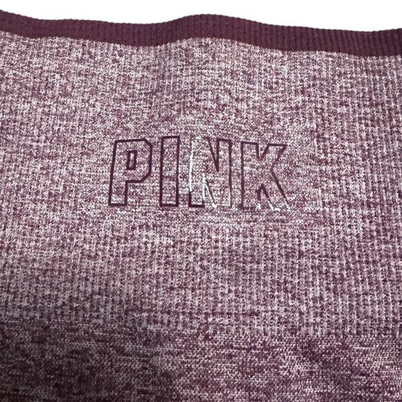 PINK Victoria’s Secret L Purple Seamless Leggings High Waist Full Length Yoga - Picture 3 of 9